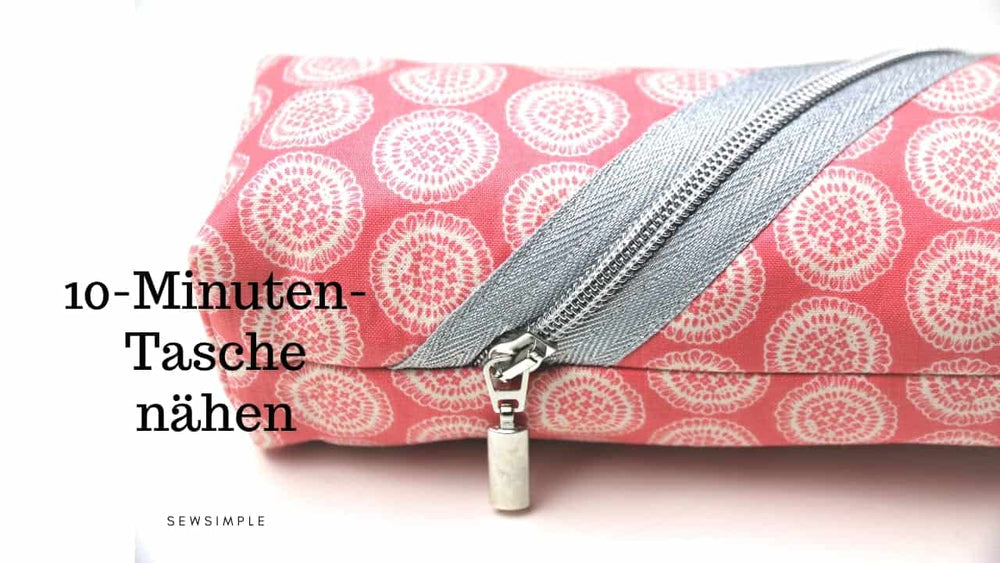 Tasche nähen in 10 Minuten: Schnell und easy