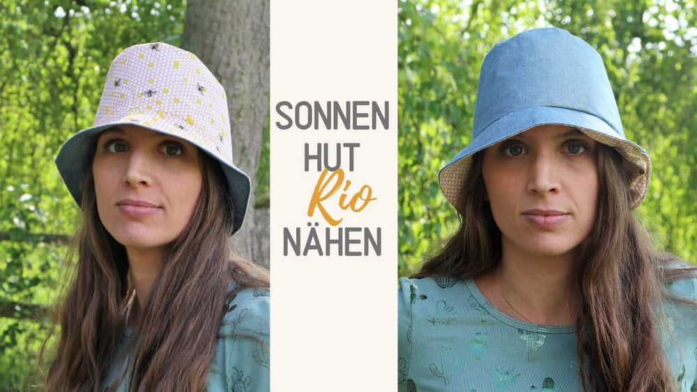 Sonnenhut nähen: Bucket Hat in 12 Größen