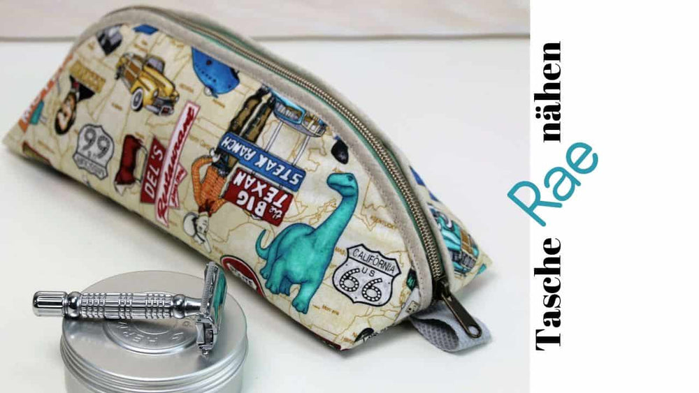 Schnellen Kulturbeutel nähen: Tasche Rae