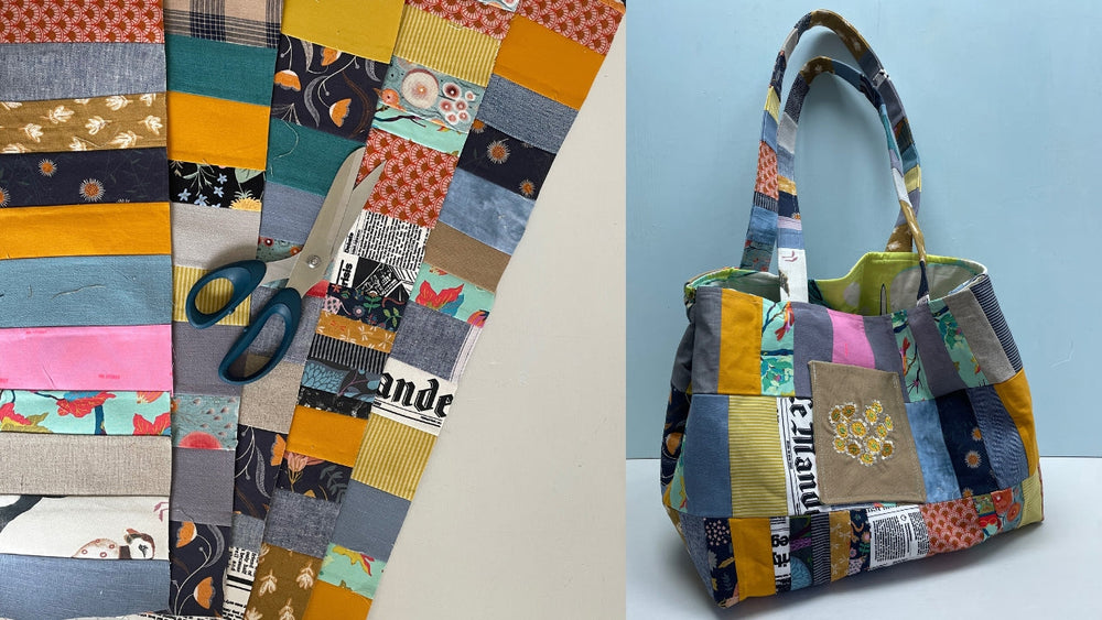 Patchworktasche nähen: Meditatives Stoff-Gemetzel