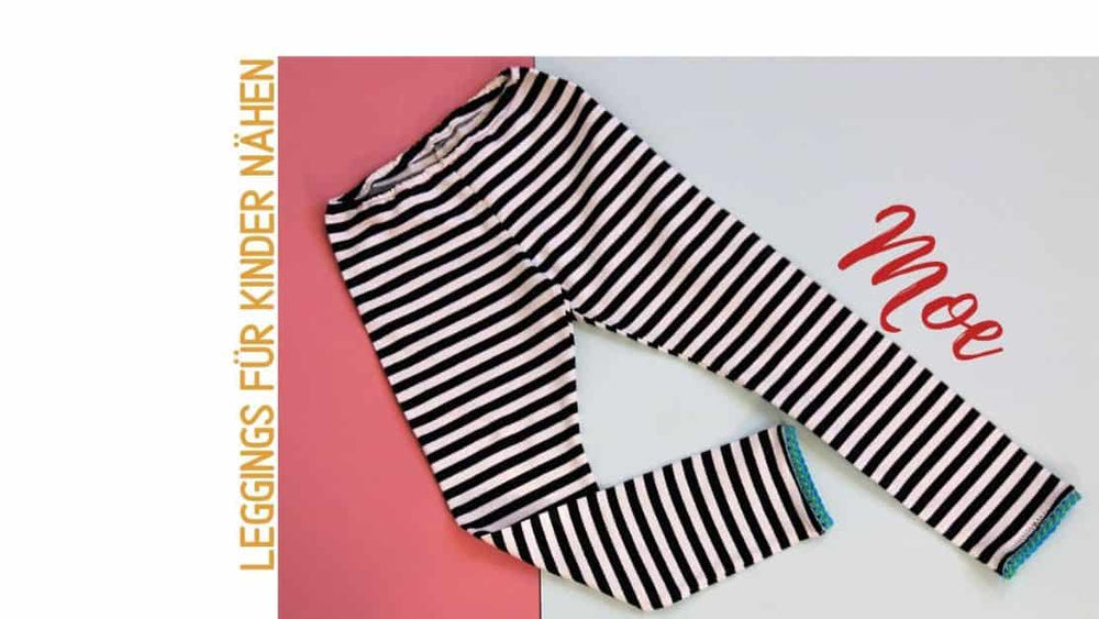 Leggings für Kinder nähen: Anleitung mit Schnittmuster