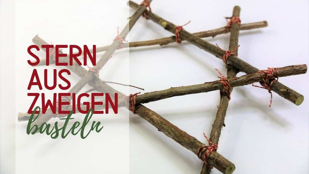 Stern basteln aus Zweigen: Schnelle DIY-Bilderanleitung – SewSimple