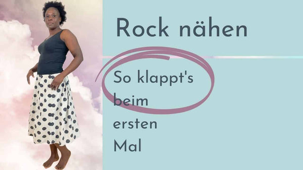 Rock im Frida Stil nähen: Anleitung mit Schnittmuster