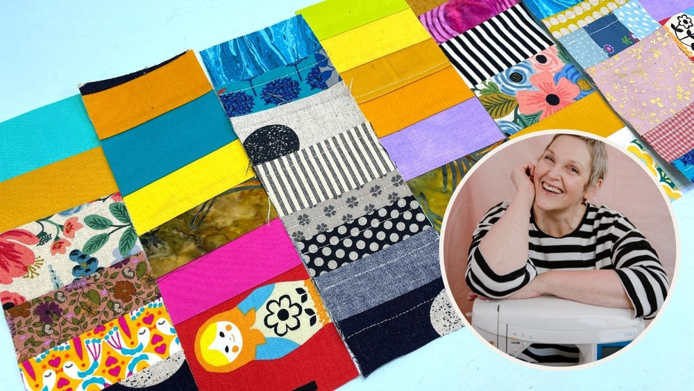Kassenbon Patchwork nähen: Genial für coole Unikate!