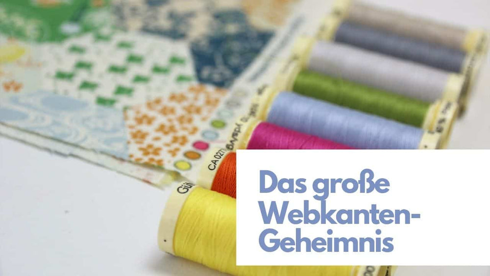 Was bedeuten die Punkte auf den Webkanten?