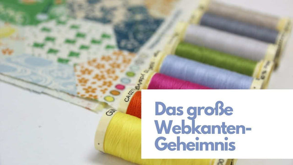 Was bedeuten die Punkte auf den Webkanten?