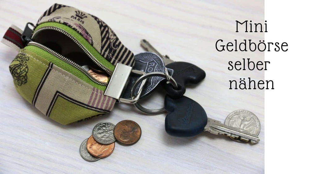 Mini Geldbörse – ganz einfach ohne Schnittmuster!
