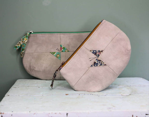 Tasche mit Schmetterling nähen: Patchwork auf die leichte Art!
