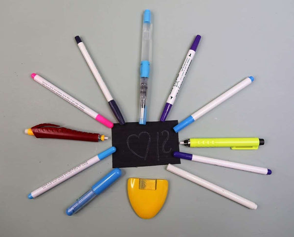Textilmarker, Stoffstifte & Kreide: Tipps, Tricks und Testbericht
