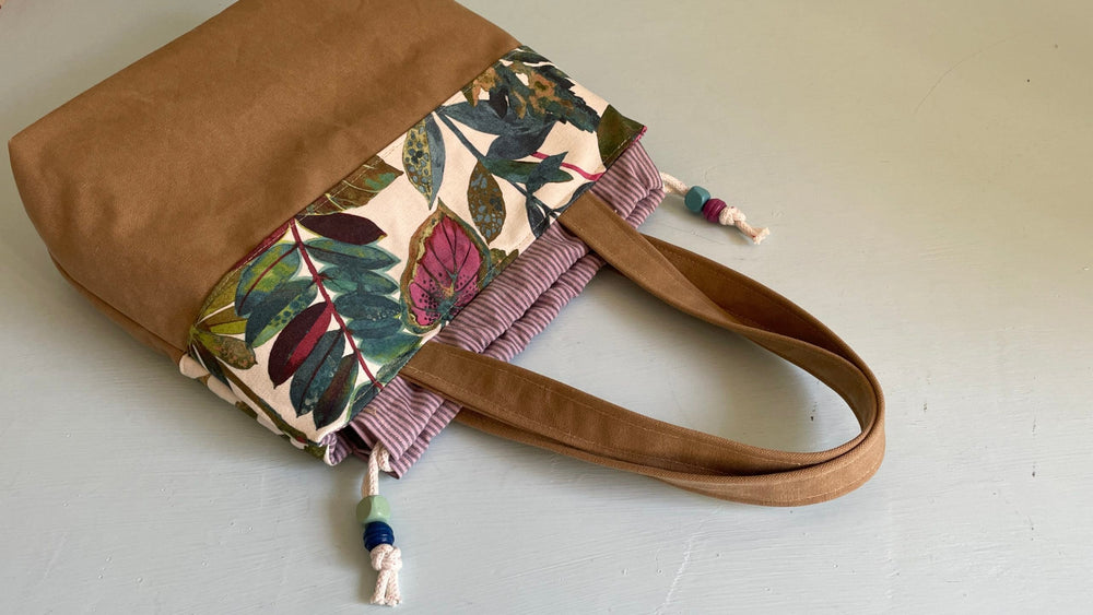Tasche mit Boden nähen: Projekttasche Hiro
