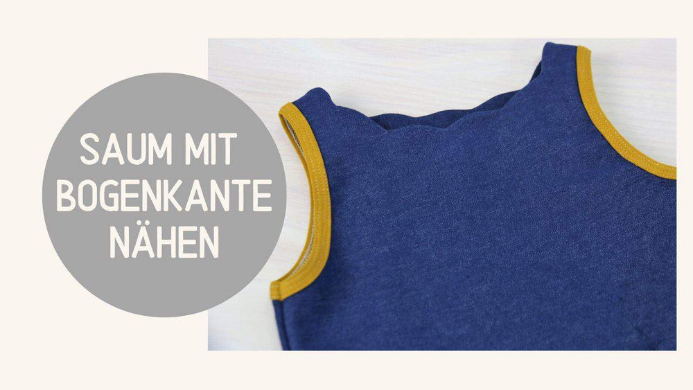 Bogenkante nähen: Toll für Saum & Ausschnitt