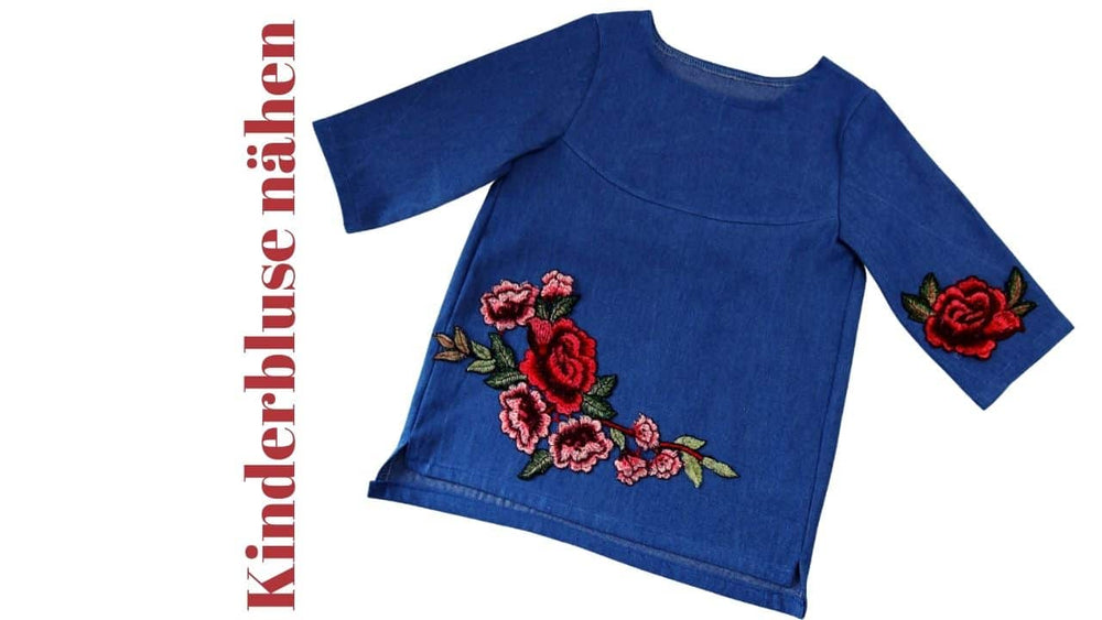 Schnittmuster FAYE mini: Mädchen-Bluse nähen | 86 - 152