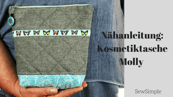 Nähanleitung: Kosmetiktasche Molly
