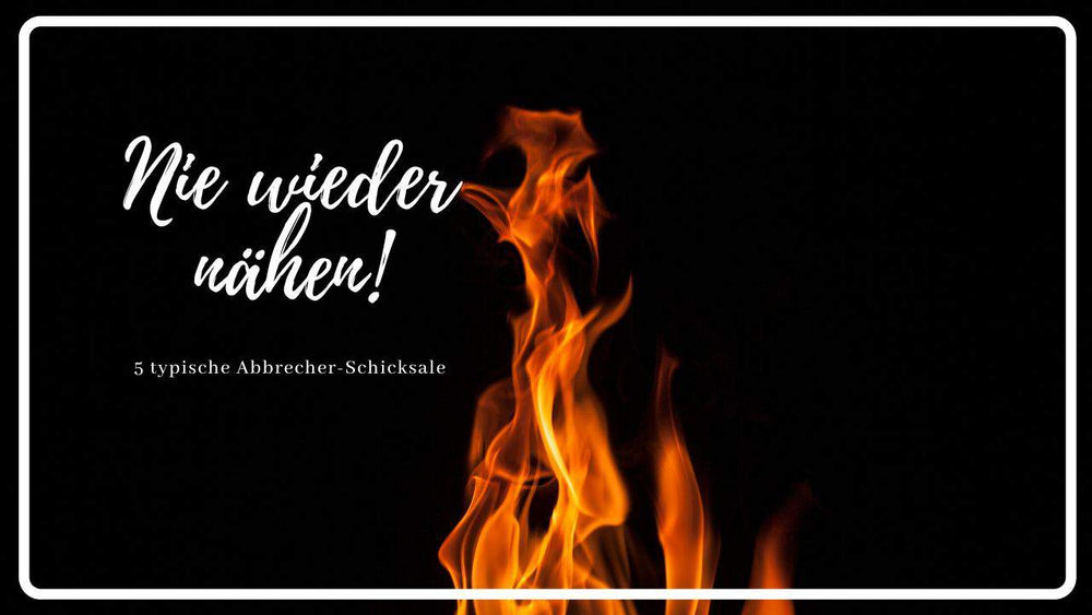 Mit dem Nähen aufgehört: 5 typische Abbrecher-Schicksale