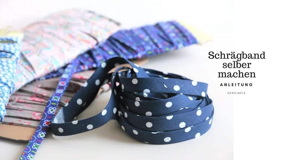 Schrägband selber machen – ganz einfach!