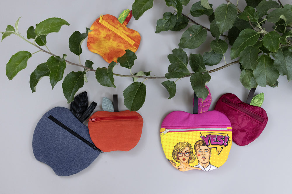 Apfeltasche nähen – mit kostenlosem Schnittmuster "Kernhaus-Knaller"