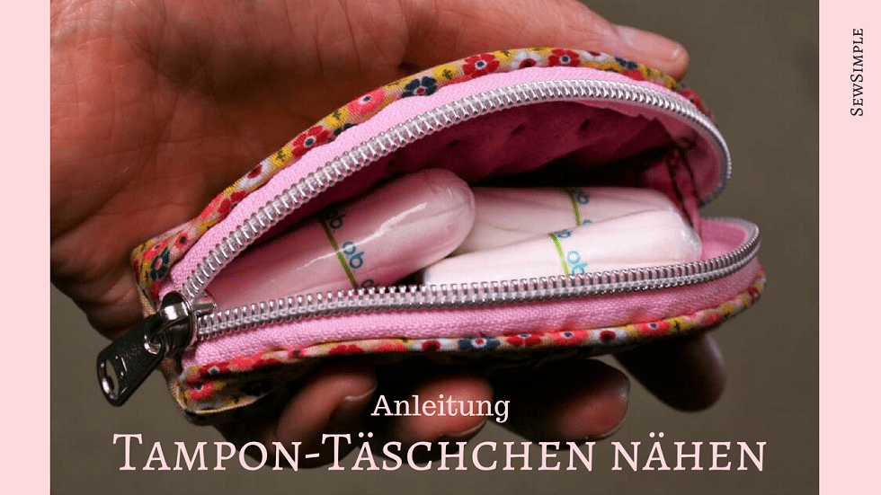 Tampon-Täschchen nähen | Anleitung