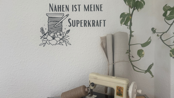 Plotten mit Klebefolien: Wandtattoo selber machen