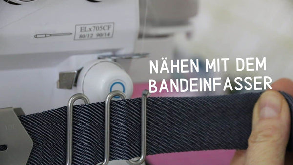 Nähen mit dem Bandeinfasser: Anleitung und Tipps