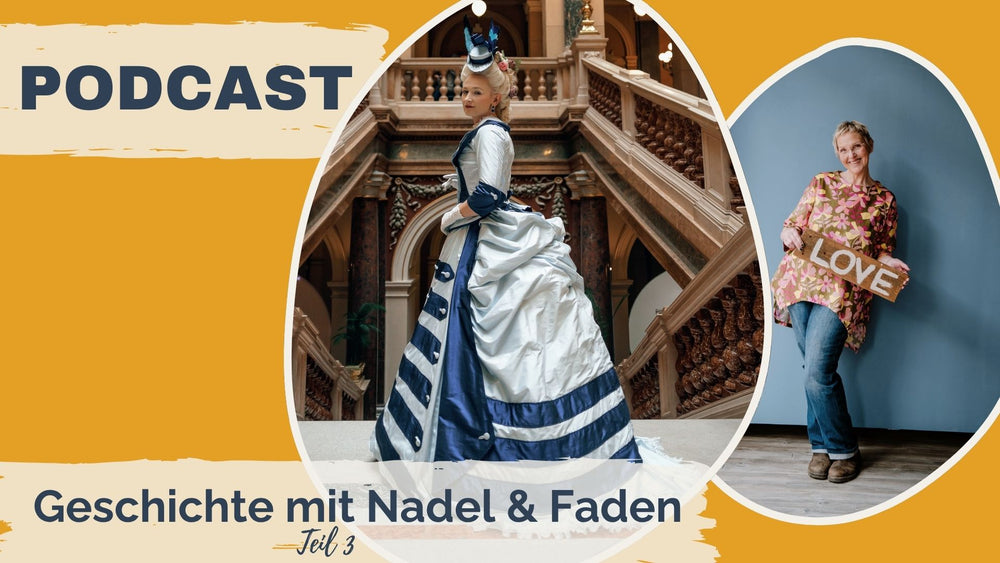 #133: Geschichte mit Nadel & Faden (Teil 3): Hinter den Türen von Versailles; Gast: Nadine Schefler-Bergmann