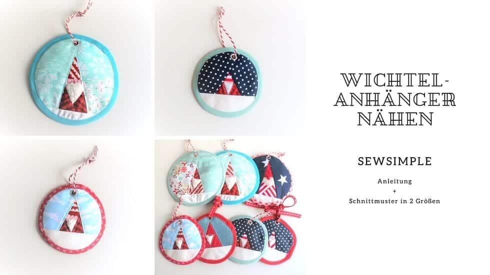 Nähen für Weihnachten: Tannenbaum-Anhänger