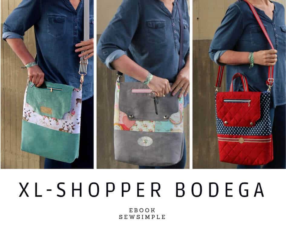XL Shopper nähen: Schnittmuster für Bodega
