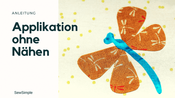 Anleitung: Applikation ohne Nähen