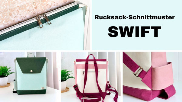 Rucksack-Schnittmuster SWIFT: Sicher, durchdacht & richtig stylisch