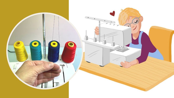 Overlock einfädeln: So geht's ganz leicht!