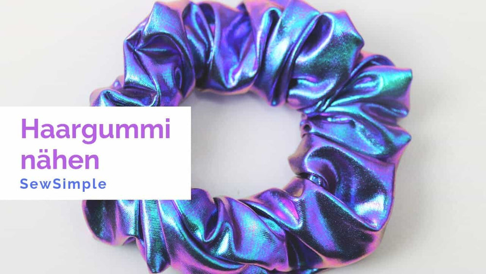 Haargummi selber nähen: Zopfgummi selber machen