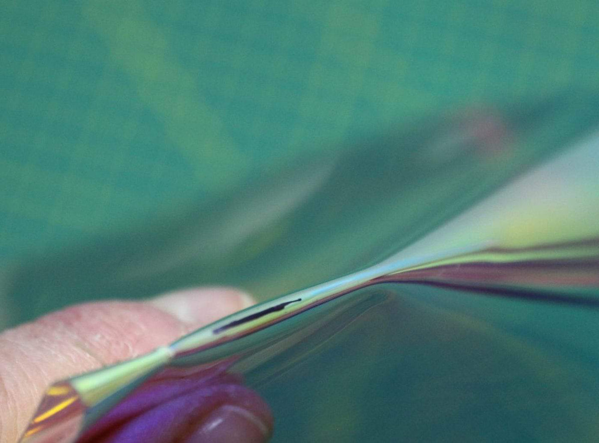 Seitliche Bruchkanten markieren