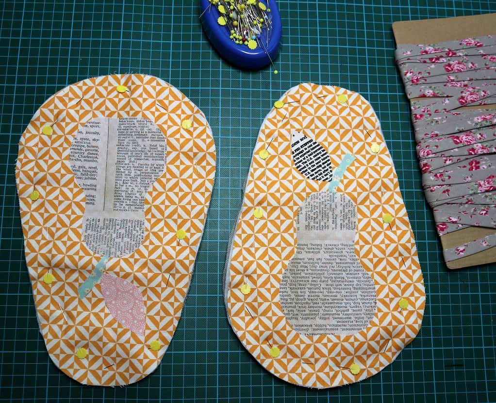 Quiltsandwich schichten
