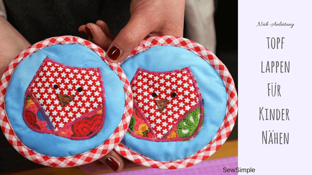 Topflappen für Kinder nähen