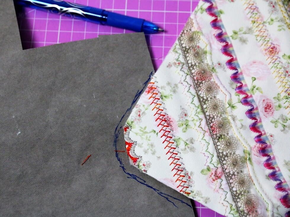 Quilt-Sandwich legen