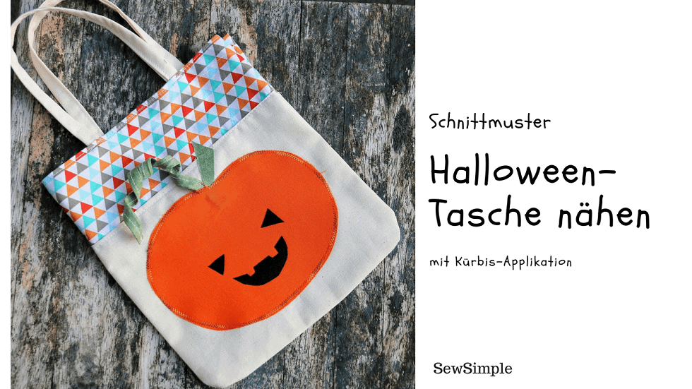 Tasche für Halloween nähen
