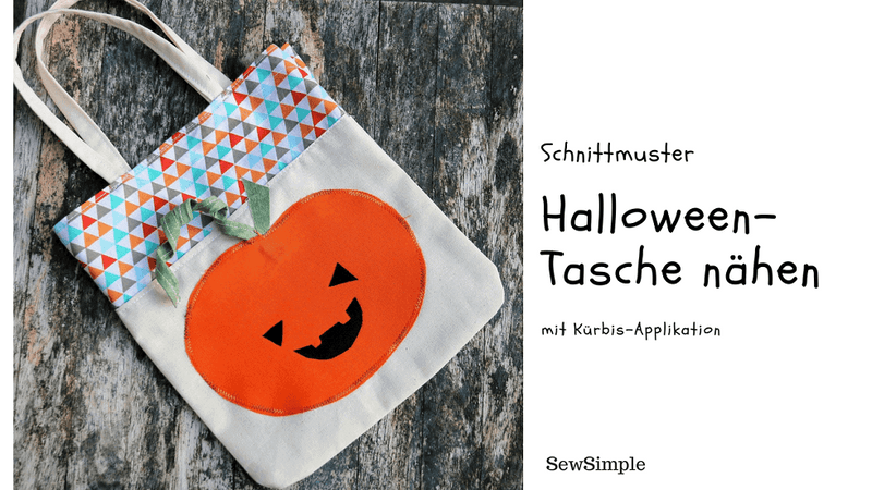 Tasche für Halloween nähen
