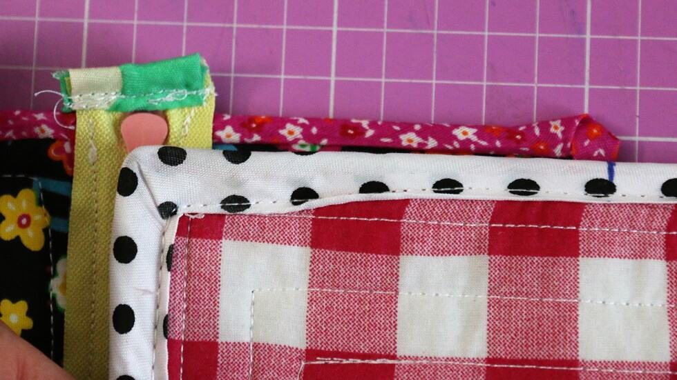 Mitten markieren und Quadrat anlegen
