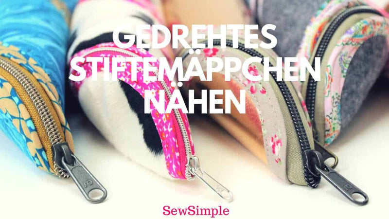 Gedrehtes Stiftemäppchen nähen