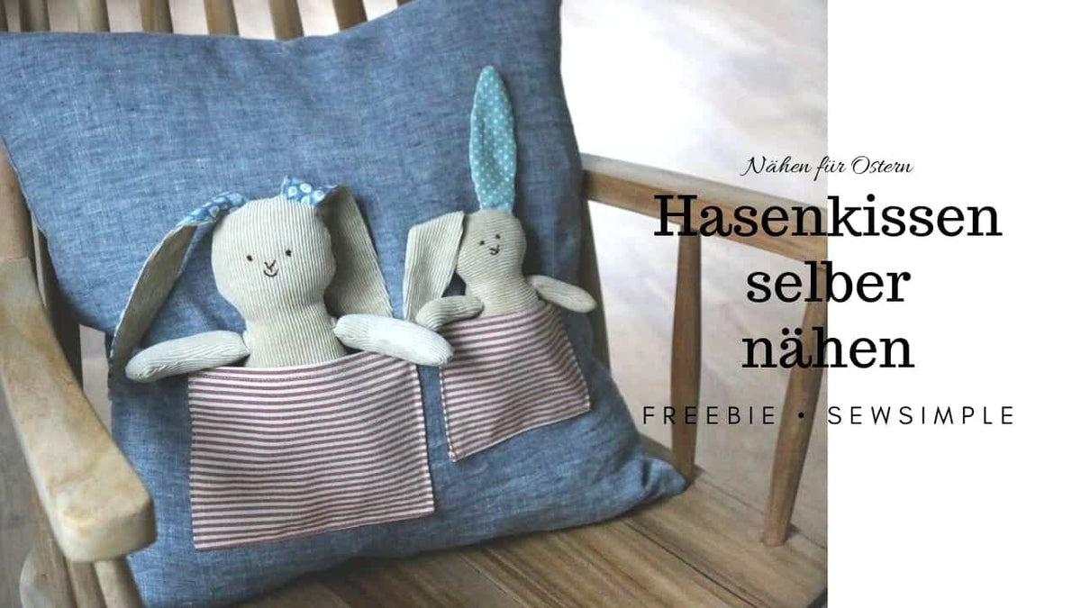 Hasenkissen nähen