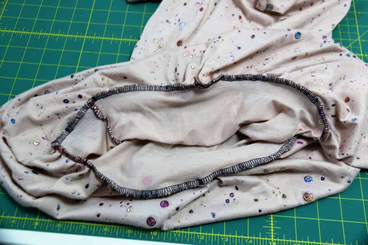 Mit Overlock annähen
