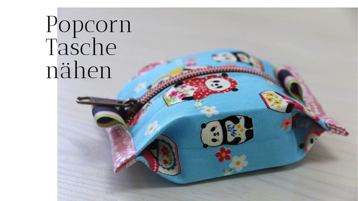 Popcorn-Tasche nähen