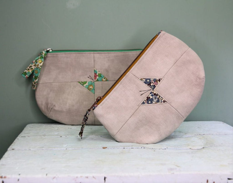Tasche mit Patchwork-Schmetterling nähen