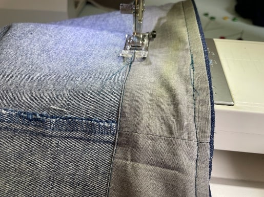 Hosen verlängern: Schritt 17