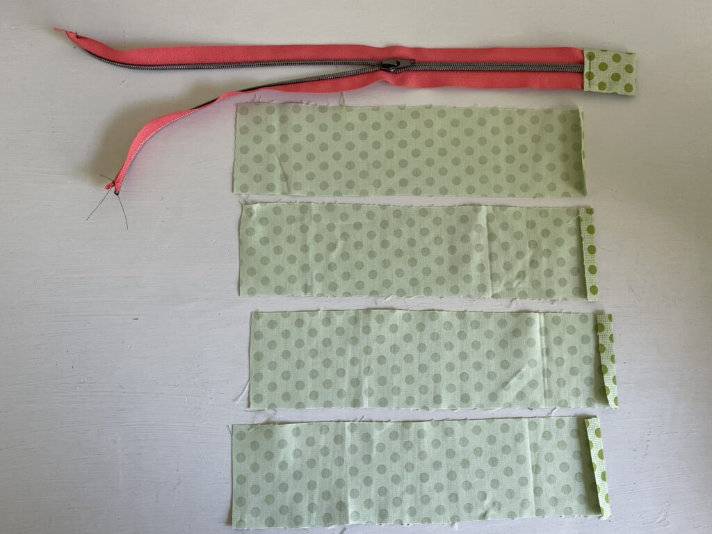 Schritt 2: Blende vorbereiten und Panels umbügeln