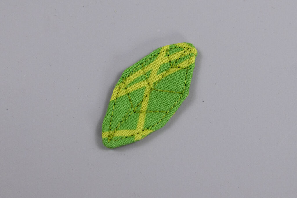 Blatt knappkantig absteppen