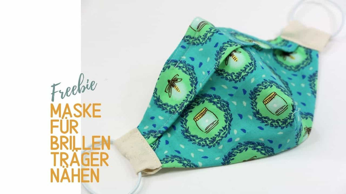 Maske für Brillenträger nähen