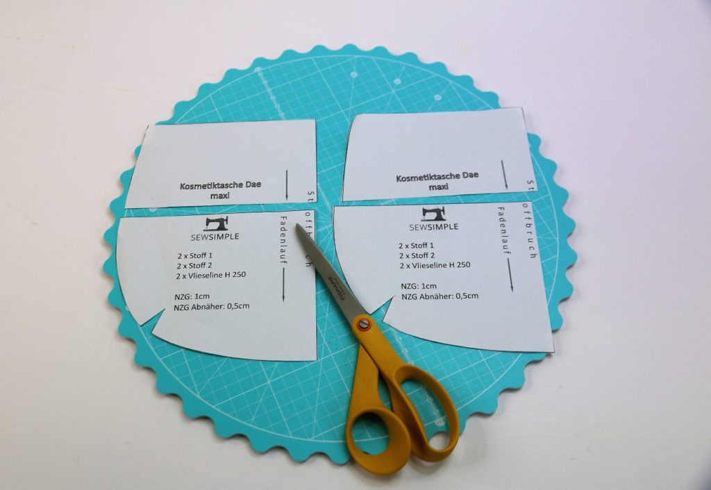 Schnittmuster zerlegen
