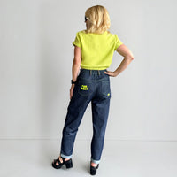 Barrel-Jeans KATTIS | Papierschnittmuster