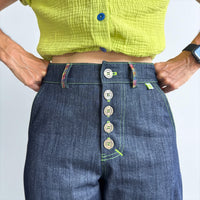 Barrel-Jeans KATTIS | Papierschnittmuster