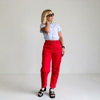 Barrel-Jeans KATTIS | Papierschnittmuster